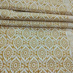 Hand Block Print King Size Cotton Bed Sheet Polka Dot Bedspread - thumbnail 3