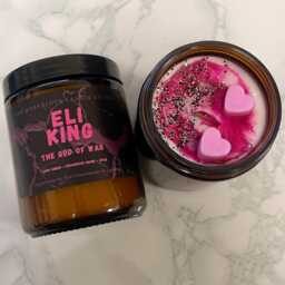 Eli King Candle - Legacy Of Gods Series By Rina Kent God Of War Dark Romance Booktok Merch Bookish Gift - thumbnail 2