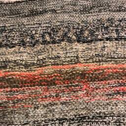 Black, White, & Gray Squish Bedspread Or Afghan - thumbnail 3