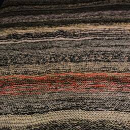 Black, White, & Gray Squish Bedspread Or Afghan - thumbnail 2