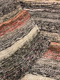 Black, White, & Gray Squish Bedspread Or Afghan