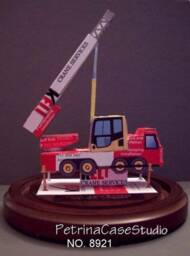 Truck With Crane Boom 8 Wheeler Design 8921 -Made in Usa - thumbnail 2