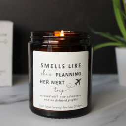 Travelling Gift Candle For Best Friend, Birthday Travelling - thumbnail 1