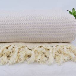 Blanket, Turkish Blanket, Throw, Lilac Diamond Blankets Bed Cover, Organic Cotton Towels, 79x90 Blanked , Bedding Blanket, Iso-Nfs-Pk - thumbnail 2