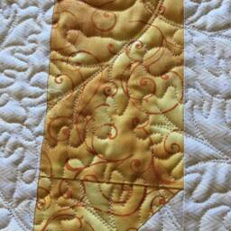 Fall Harvest Throw Quilt Or Wall Hanging Earth Tone Colors 43x54 in Patchwork Panel Housewarming Wedding Gift Ideas Blanket Bedding - thumbnail 2