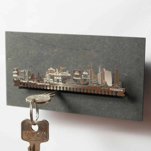 Philadelphia Souvenir Gift Tube - Skyline Silhouette, Landmarks & Iconic Symbols Perfect For Philly Admirers Unique Collectible - image 1
