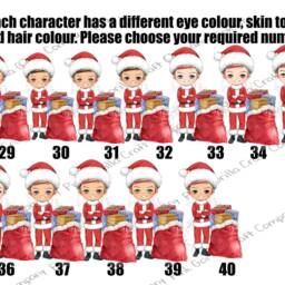 Christmas Cushion, Christmas, Gift, Pillow, Children's Cushion, Custom Character, Boy - thumbnail 4