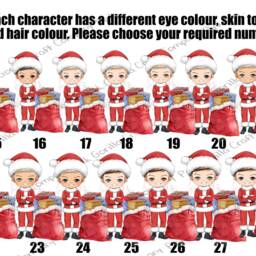 Christmas Cushion, Christmas, Gift, Pillow, Children's Cushion, Custom Character, Boy - thumbnail 3