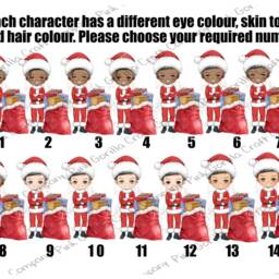 Christmas Cushion, Christmas, Gift, Pillow, Children's Cushion, Custom Character, Boy - thumbnail 2