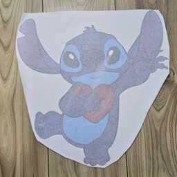 Stitch Wall Sticker - Cute Blue Alien Decal Adorable Kids Bedroom Art Nursery Or Playroom Decor Love Themed Gift - thumbnail 4