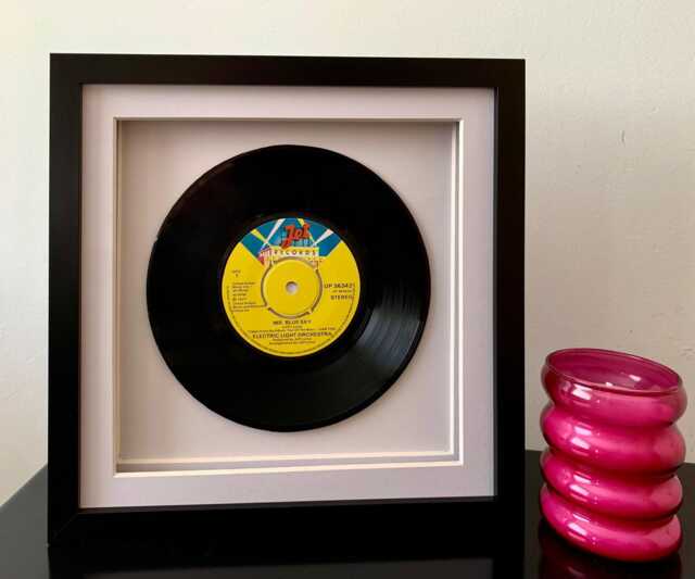 Elo - Mr Blue Sky Framed 7 Inch Vinyl Record Music Wall Art Gift - image 1