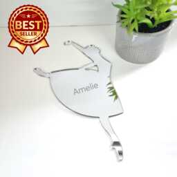 Personalized Ballet Dancer Acrylic Mirror Wall Art - thumbnail 1