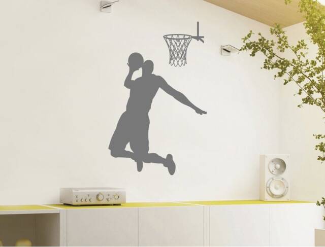 Basketball Wall Decal, Basketball Sticker, Stickers, Sport Sports Decor, Decor - image 1