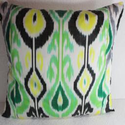 Hand Dyed Ikat Pillow Cover - thumbnail 2