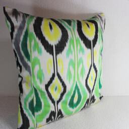 Hand Dyed Ikat Pillow Cover - thumbnail 3