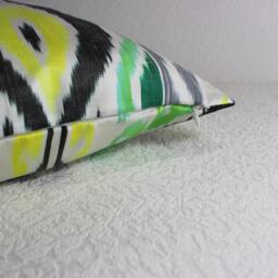 Hand Dyed Ikat Pillow Cover - thumbnail 4