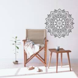 Mandala Wall Stencil Reusable Custom Stencils For Painting Boho Wall Decor By Yarmart - thumbnail 1