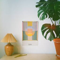 Sun Risograph Print - thumbnail 2