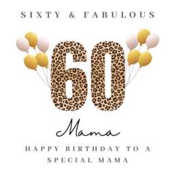 Personalised Mama 60Th Birthday Candle Gift Hamper Card Prints W - thumbnail 4