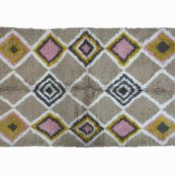 Custom Beni Ouarain Rug Handmade Moroccan Wool Carpet - thumbnail 2