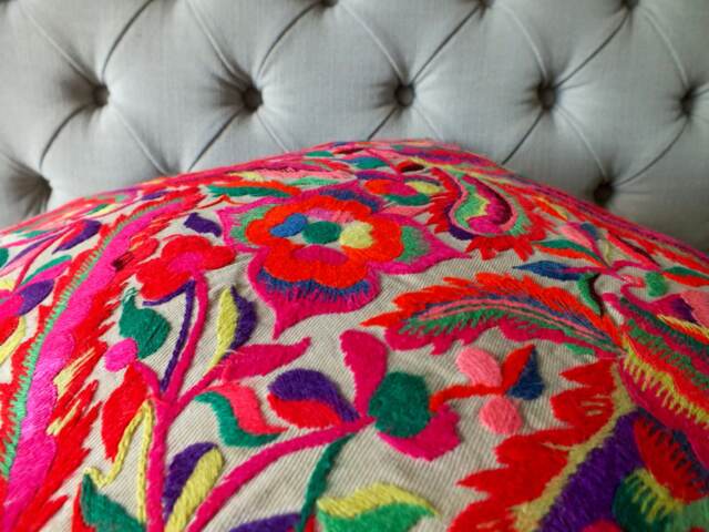 Hmong Pillow Cushion Vintage Ethnic Textiles Handwoven Fabric Scatter Cushions Throw Pillows Recycled Fabrics - image 1