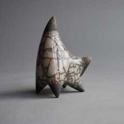 Ceramic Sculpture Of A Cat, White Christmas Present, Original Gift, Collection Cats, Cat Figurine, Art & Collection, Raku Ceramics - thumbnail 4