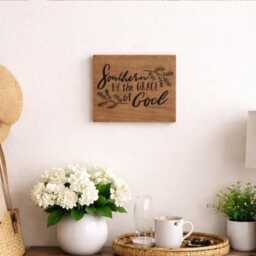 Southern By The Grace Of God Sign - Home Decor Christian Wood Faith Based Wall Farmhouse Housewarming Gift - thumbnail 2