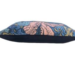 Sanderson Forbidden Fruit Stoned Rose Velvet Cushion Cover Pillow - thumbnail 3