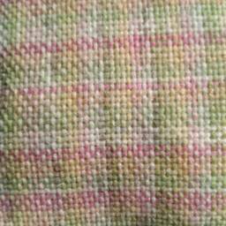 Handwoven Pillow. Baby Pillow - Woven Both Sides. Green Apple #18W09 - thumbnail 3