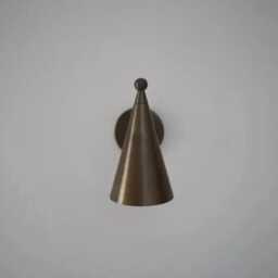 Handmade Solid Brass Wall Sconce, Modern Minimalist Lighting Fixture, Bedroom Bedside Hallway Light - thumbnail 4