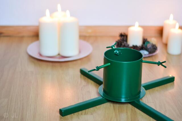 Green Christmas Tree Stand, Decorations, Ornaments, Xmas Design For You - image 1