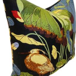 G.p & J Baker Nympheus Teal & Green Double Sided Cushion Cover Pillow - thumbnail 3