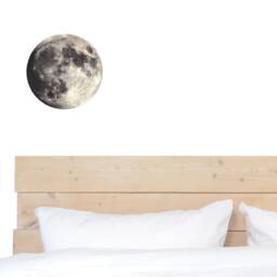 Moon Wall Art - Minimalist Lunar Phases Decor, Round Art, Cosmic Artwork For Living Room, Bedroom & Office, Design Renna Deluxe - thumbnail 2