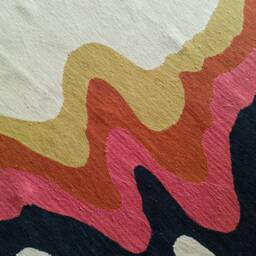 Handwoven Wool Kilim Rug Terra Potta, Natural Dye, Turkish Artistry - thumbnail 3