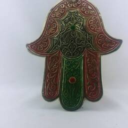 Free Shipping Hamsa Wall Decor, Or Hand Fatima, Hanging Hamsa, Metal Hamsa Decor Home, La Main De Fatima With Decorative - Handmade - thumbnail 4