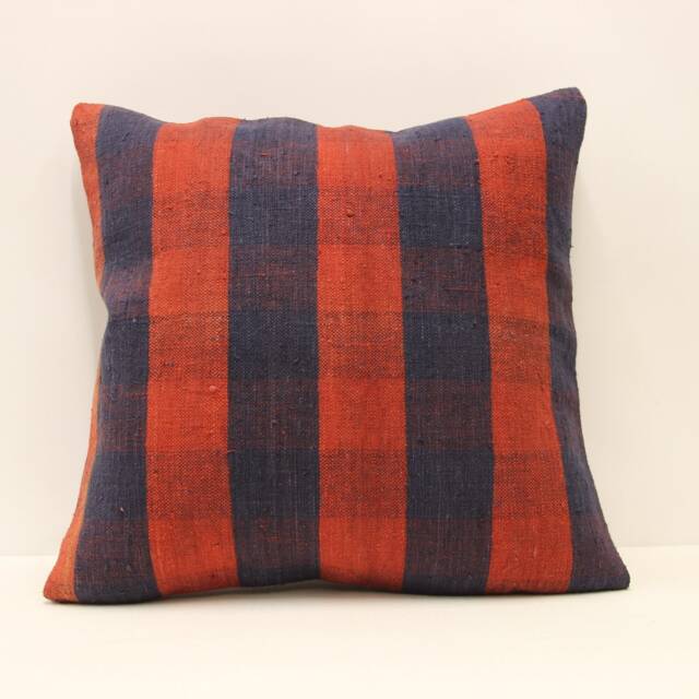 Kilim Pillow, Sofa Pillow Boho Pillow, Handwoven Pillow, 18x18 - 45x45 cm Minimalist Decorative Pillow, Cushion Cover Throw Pillow 4Kbf-511 - image 1