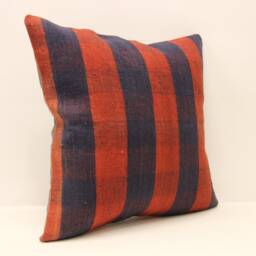 Kilim Pillow, Sofa Pillow Boho Pillow, Handwoven Pillow, 18x18 - 45x45 cm Minimalist Decorative Pillow, Cushion Cover Throw Pillow 4Kbf-511 - thumbnail 2