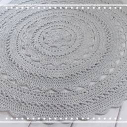 Carpet - Minoux 115 cm in Grey - thumbnail 3