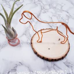 Wire Sculpture Of Great Dane, Pet Portrait, Memorial, Dog, Wire Art, Office Decor, Dog Lover, Desk Accessories, Decor - thumbnail 3