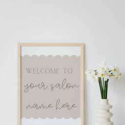 Personalised Welcome To The Salon Print. Beautiful Decor - Print Only - thumbnail 3