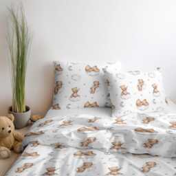 Bear On The Clouds Bedding, Duvet Covers, Fitted Sheets, Kids & Baby Childrens Room Decor, Bedding Pillows - thumbnail 3