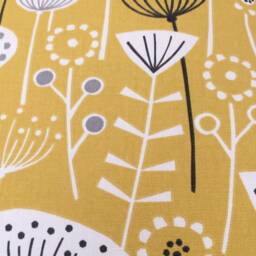 "1 X Fryetts Bergen Ochre Yellow Grey Cushion Covers 16"" 18"" 20"" 22"" 24" - thumbnail 3