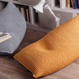Bean Bag Chair, Lounge Chair For Kids/Adults, Filled, Ready Use - thumbnail 4