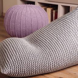 Bean Bag Chair, Lounge Chair For Kids/Adults, Filled, Ready Use - thumbnail 3