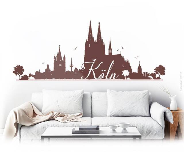 Wall Sticker Skyline Cologne Wall W103 - image 1