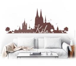 Wall Sticker Skyline Cologne Wall W103