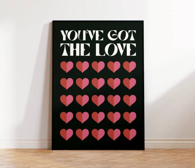 You've Got The Love - Florence & The Machine Lyrics Print Wall Art A4 Unframed Indie Music Rock Pop - image 1