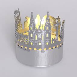 Pr??m Skyline Candle Attachment Historical Shadow Play Souvenir - thumbnail 4