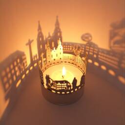 Pr??m Skyline Candle Attachment Historical Shadow Play Souvenir - thumbnail 2