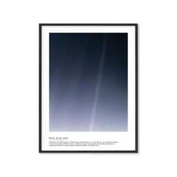 Pale Blue Dot Space Poster. Home Wall Decor Office Art Frame Nasa Earth Planet Handmade Made To Order - thumbnail 2
